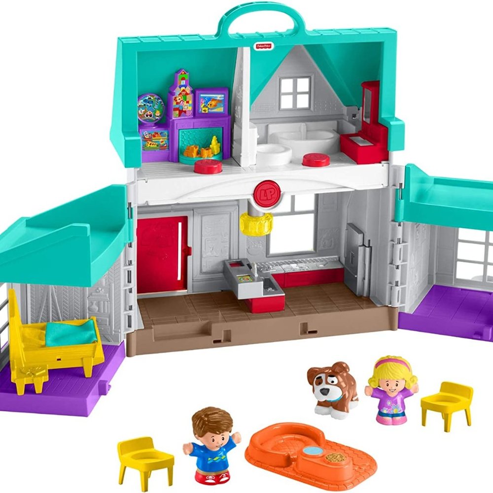 NEW -Fisher-Price Little People Playhouse Big Helpers Home